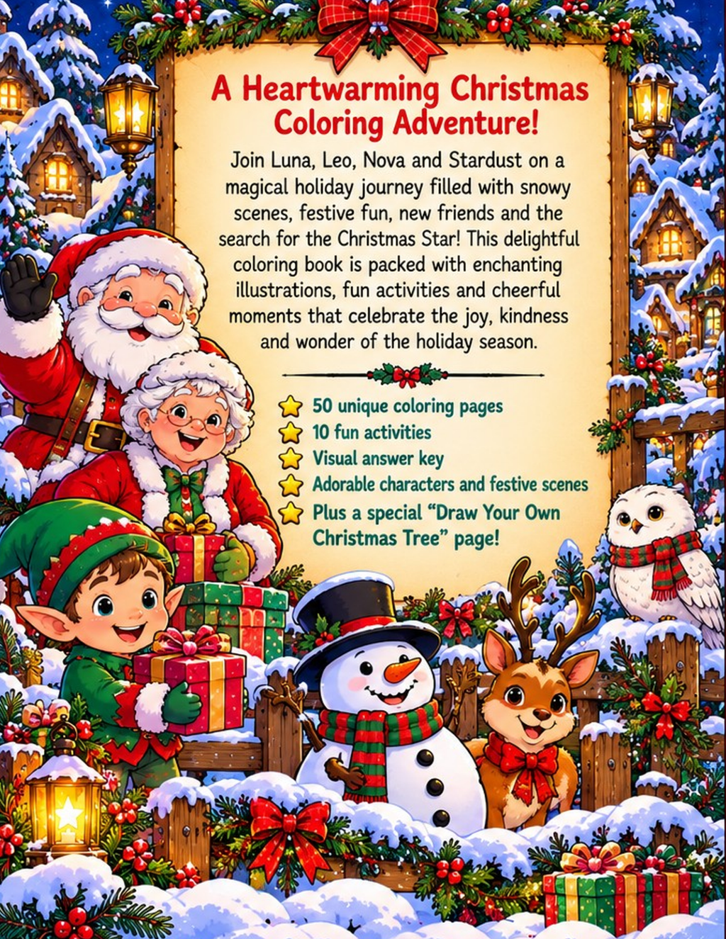 The Christmas Star Adventure back cover