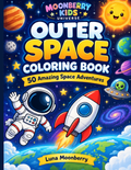 Outer Space Coloring Book front cover