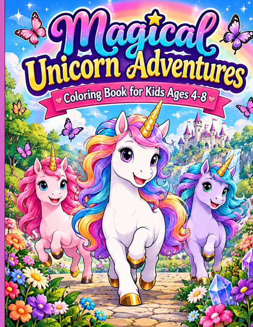 Magical Unicorn Adventures front cover